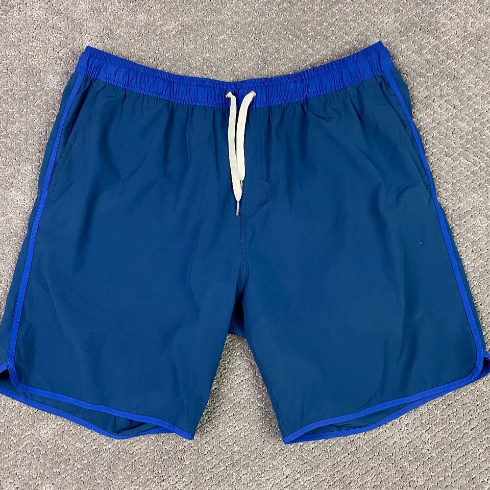 Fair Harbor The One Shorts Men's XXL Hybrid Swim Active Running Gym Blue